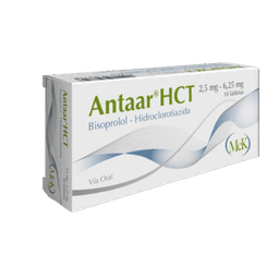 ANTAAR HCT 2,5MG-6,25MG X 10TAB