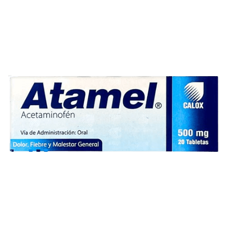ATAMEL 500 MG X 20 TAB