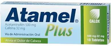 ATAMEL PLUS 500MG - 32MG X 10 TAB