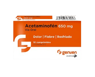ACETAMINOFEN 650 MG X 10 COMP