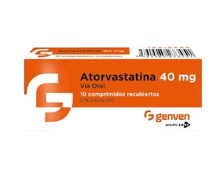 ATORVASTATINA 40 MG X 10 COMPRIMIDOS
