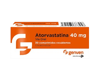 ATORVASTATINA 40 MG X 30 COMPRIMIDOS