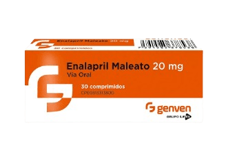 ENALAPRIL MALEATO 20MG X 30TAB GENVEN