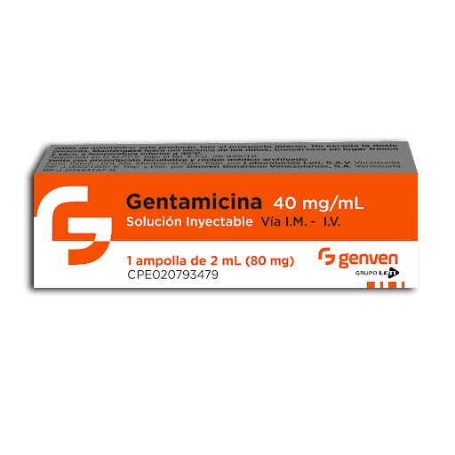 GENTAMICINA 80MG/2ML X 1AMP GENVEN
