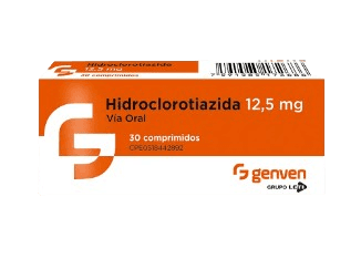 HIDROCLOROTIAZIDA 12,5MG X 30COMP