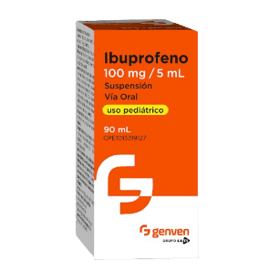 IBUPROFENO 100MG/5ML PED SUSP ORAL X90ML