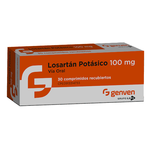 LOSARTÁN POTÁSICO 100MG X 30 COMP