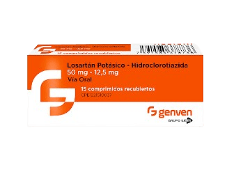 LOSARTAN POTASICO-HIDR 50MG-12,5MG 15COM