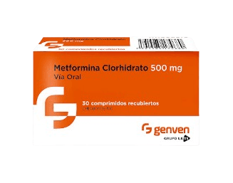 METFORMINA CLORHIDRATO 500MG X 30COMP