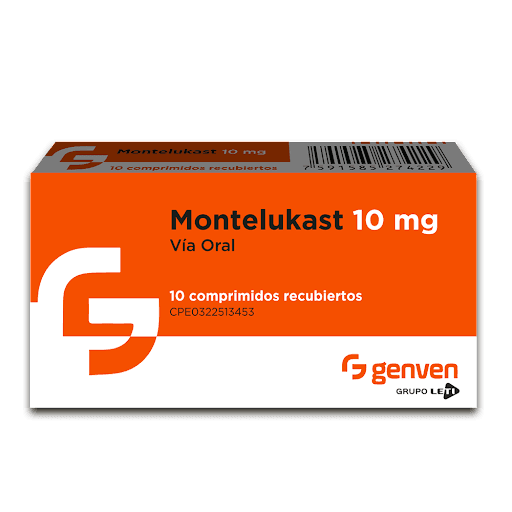 MONTELUKAST 10MG X 10 COMP GENVEN