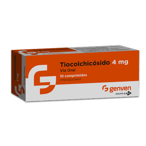TIOCOLCHICOSIDO 4MG X 10 COM GENVEN