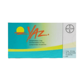 YAZ 3MG-20MCG X 28COMP