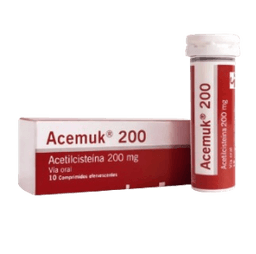 ACEMUK 200MG X 10 COMP EFERVE