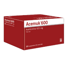 ACEMUK 600MG X 30 COMPR EFERVE