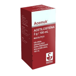 ACEMUK JARABE 2GR/100ML SOL ORAL X 100ML