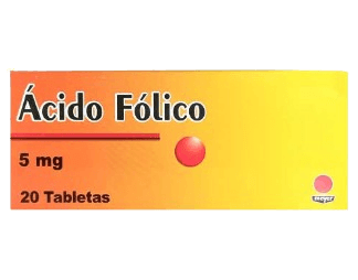 ACIDO FOLICO 5MG X 20 TAB  (MEYER)