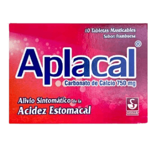 APLACAL 750MG X 10TAB FRAMBUESA