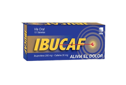 IBUCAF 200MG-30MG X 10TAB