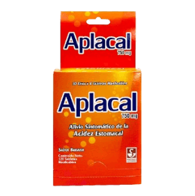 APLACAL 750MG X 4TAB BANANA DISPLAY