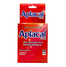 APLACAL 750MG X 4TAB FRAMBUESA DISPLAY
