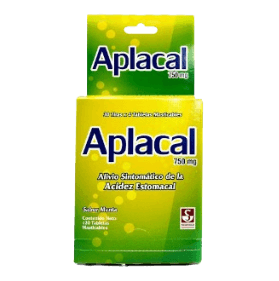 APLACAL 750MG X 4TAB MENTA DISPLAY