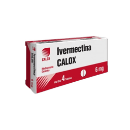 IVERMECTINA 6MG X 4TAB (CALOX)