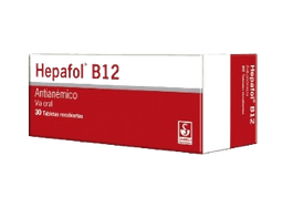 HEPAFOL B12 X 30TAB