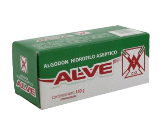 ALGODON ALVE 100G X 1 UND