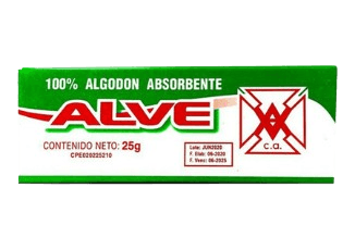 ALGODON ALVE 25G X 1 UND