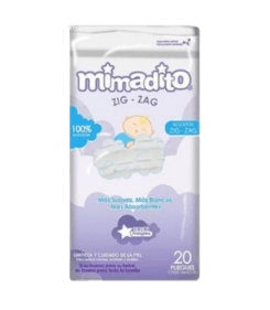 ALGODON ZIG-ZAG MIMADITO X 20 UNID