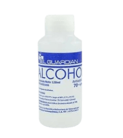 ALCOHOL 70% X 120ML EL GUARDIAN