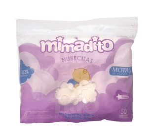 MOTAS ALGODON NUBECITAS MIMADITO X 50UNI