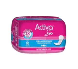 TOALLAS ACTIVA SEC ABUNDANTE X 10UND