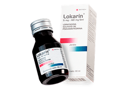 LOKARIN 5MG-60MG/5ML X 60ML JARABE