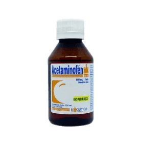ACETAMINOFEN 180 MG/5ML X 120 ML