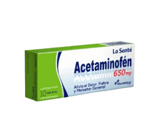 ACETAMINOFEN 650 mg TAB X 10