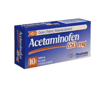 ACETAMINOFEN 650MG X 10TAB