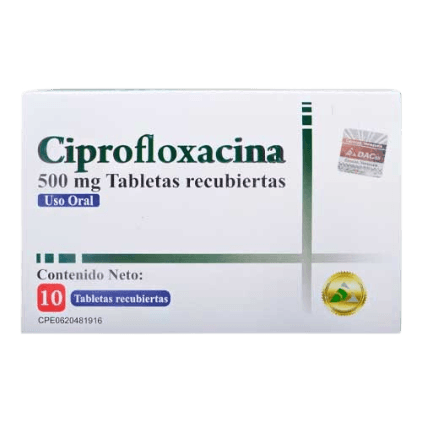 CIPROFLOXACINA 500MG X 10TAB DAC