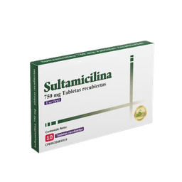 SULTAMICILINA 750MG X 10TAB DAC