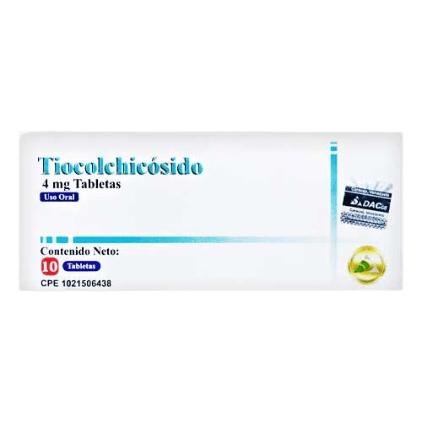 TIOCOLCHICOSIDO 4MG X 10TAB DAC