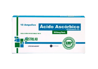 ACIDO ASCORBICO VT C 500MG X 5ML 1AMP