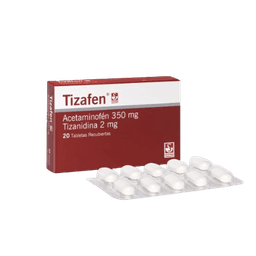 TIZAFEN 350MG- 2MG X 20TAB