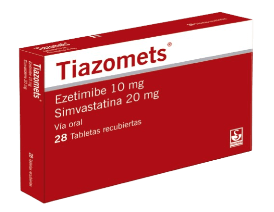 TIAZOMETS 10MG-20MG X 28TAB MEYER