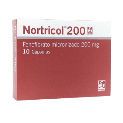 NORTRICOL 200MG X 10CAP