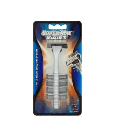 AFEITADORA SUPER MAX KWIK3 4 CARTU X 1UN