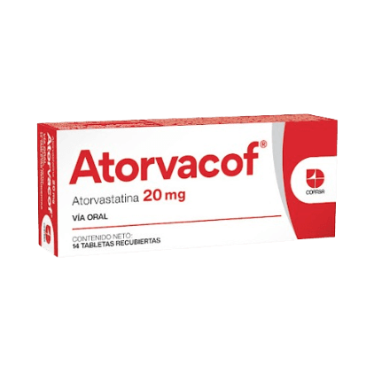 ATORVACOF 20MG X 14TAB