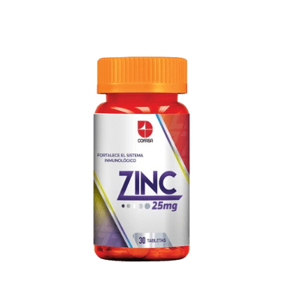 ZINC 25MG X 30TAB COFASA