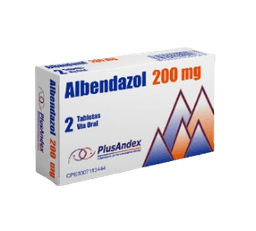 ALBENDAZOL 200MG X 2TAB