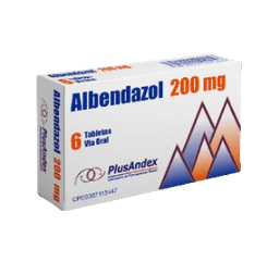 ALBENDAZOL 200MG X 6TAB