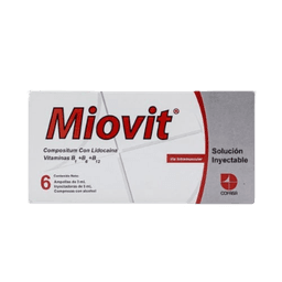 MIOVIT X 6 AMPOLLAS